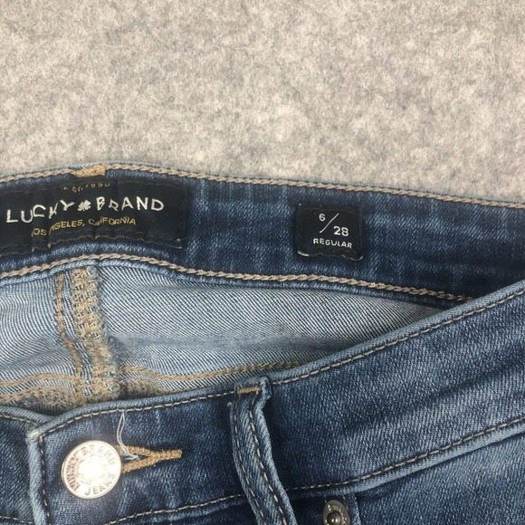 Lucky Brand Jeans Womens 6 / 28 Stretch Ava Skinny Medium Wash Denim - Picture 5 of 12